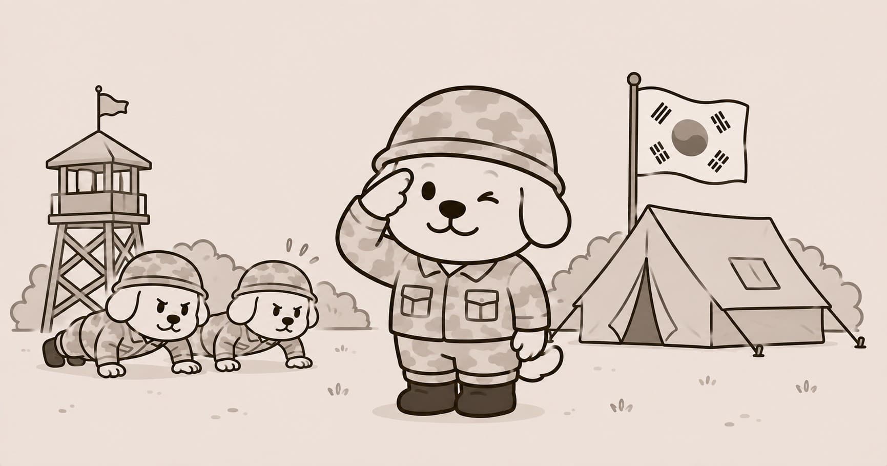 군대 — How Military Service Shapes Korean Language