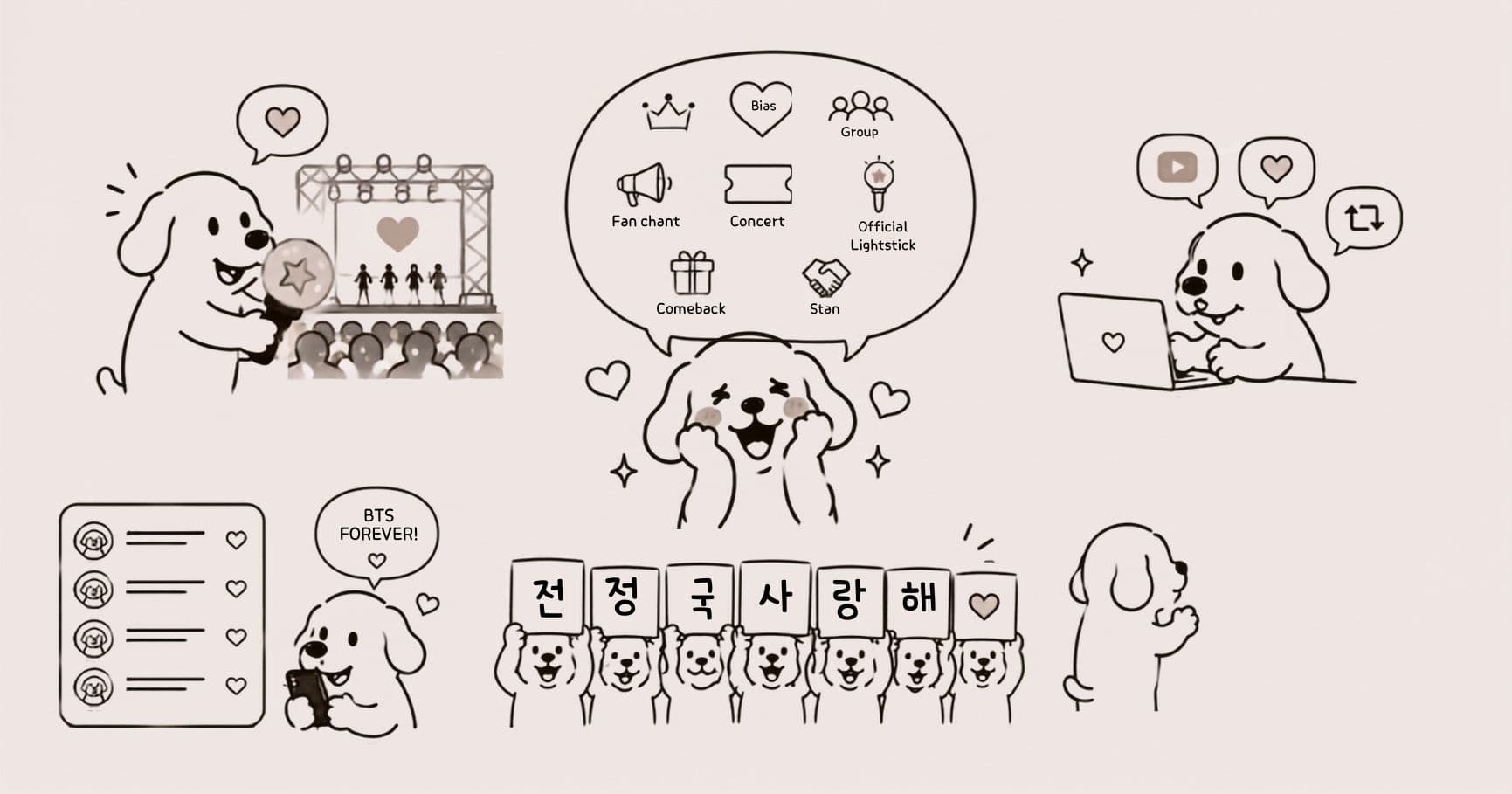 아이돌 팬덤 용어 — K-pop Slang That Entered Everyday Korean