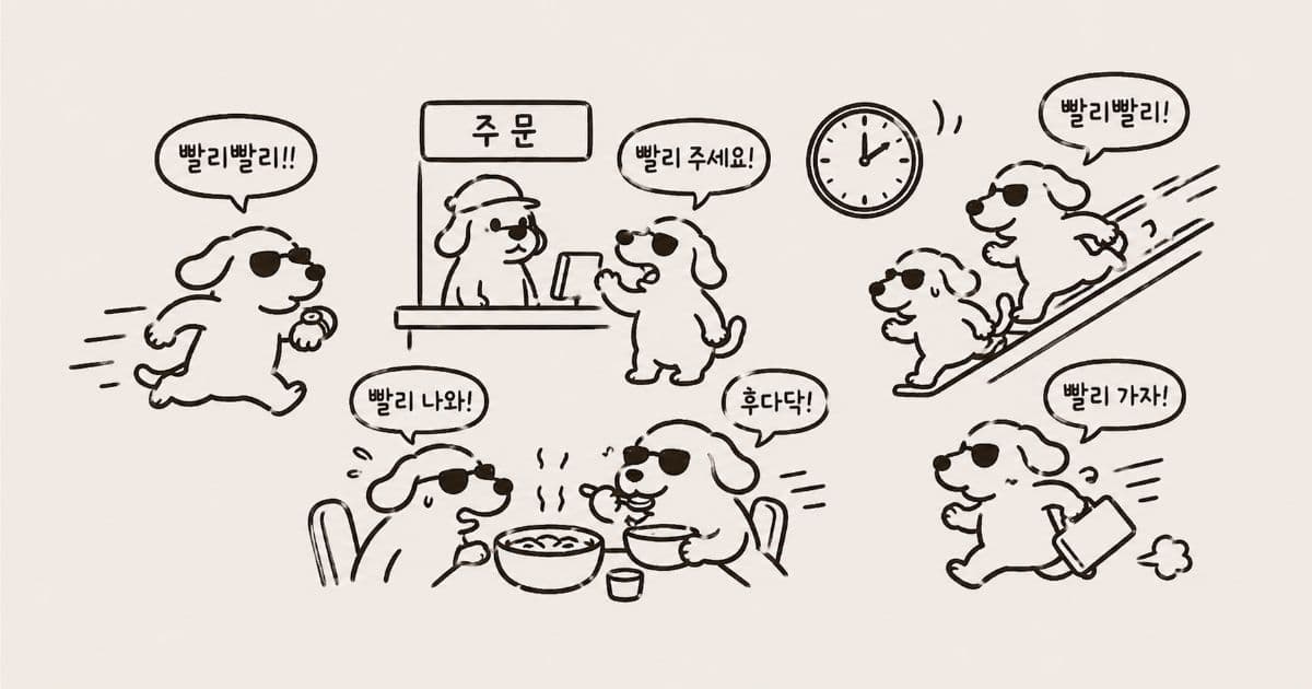 빨리빨리 — The culture of fast